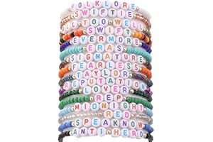 SLINHEWEI Friendship Bracelets Set TS - Lover Anti Hero 1989 Reputation Friendship Bracelets Music Jewelry Gifts for Women Girls Swiftie Fans