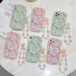 for iPhone X iPhone Xs Curly Wavy Case, Cute