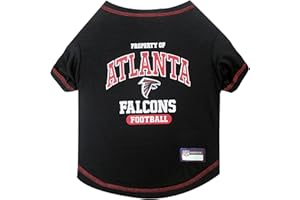 Pets First PET SHIRT for Dogs & Cats - NFL ATLANTA FALCONS Dog T-Shirt, Small. - Cutest Pet Tee Shirt for the real sporty pup