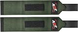 AQF Power Weight Lifting Wrist Wraps Pair One Size Fits All view 3