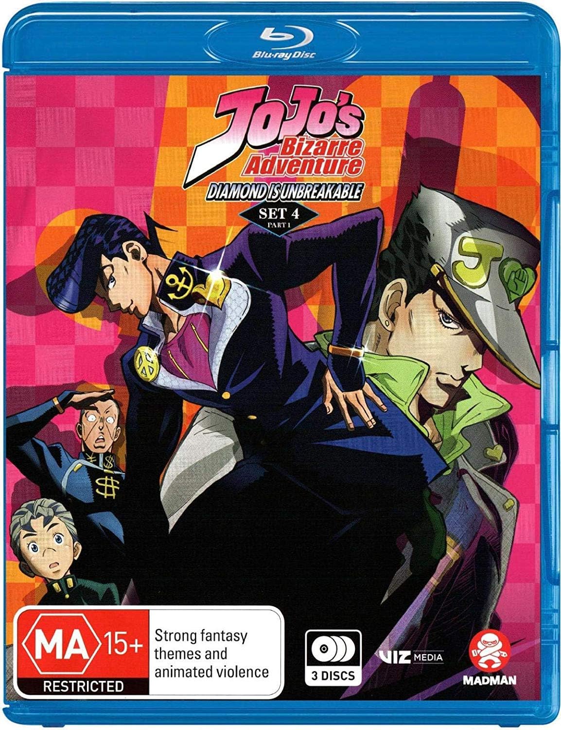 Jojo Diamond Is Unbreakable Tv Vs Blu Ray