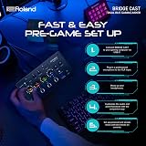 Roland BRIDGE CAST Dual Bus Gaming Mixer Pro Audio Interface 32-Bit DSP USB-C view 6