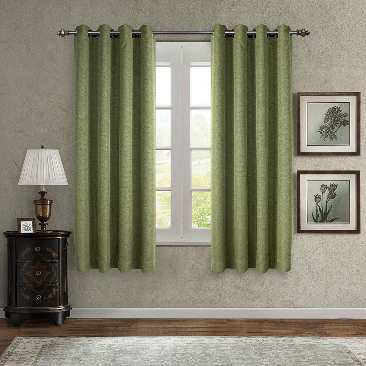 Best light green curtains for living room