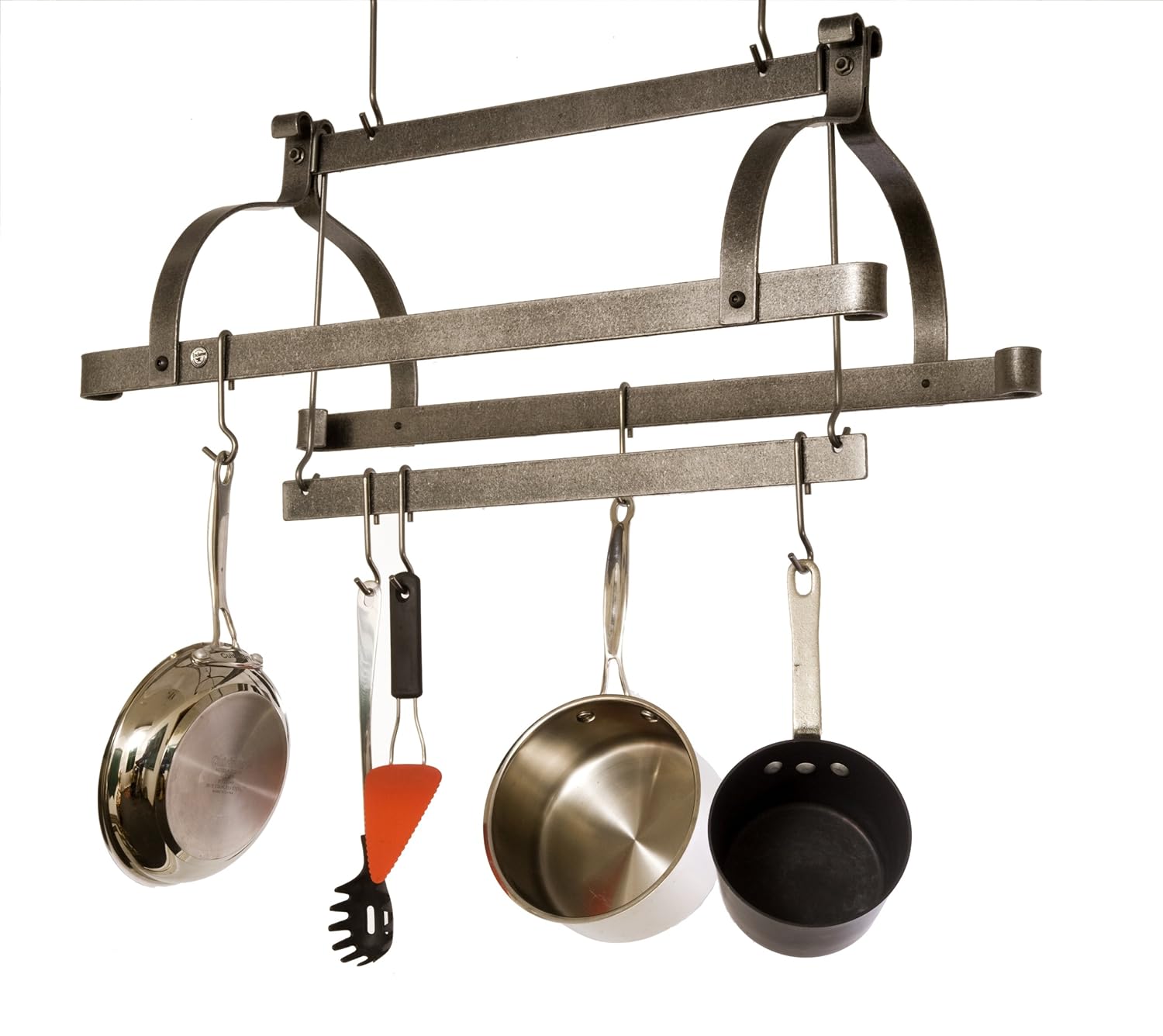 Best copper light fixture and pot rack