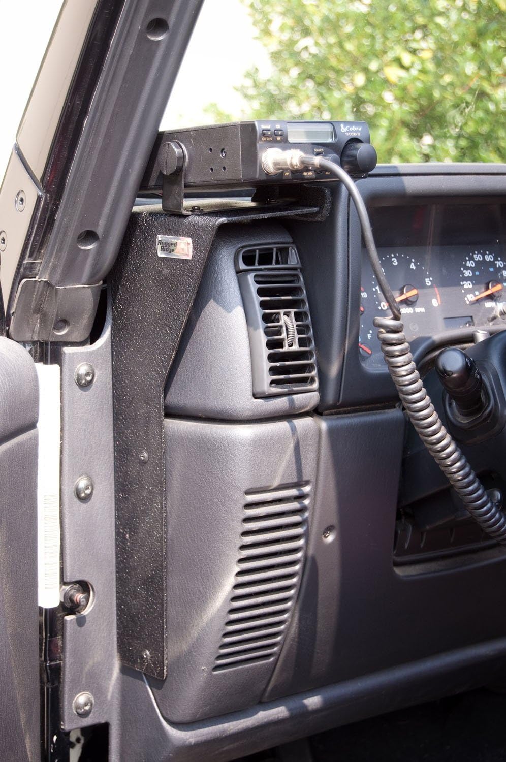 Rugged Ridge 13551.09 Black CB Radio Dash Mount: Automotive