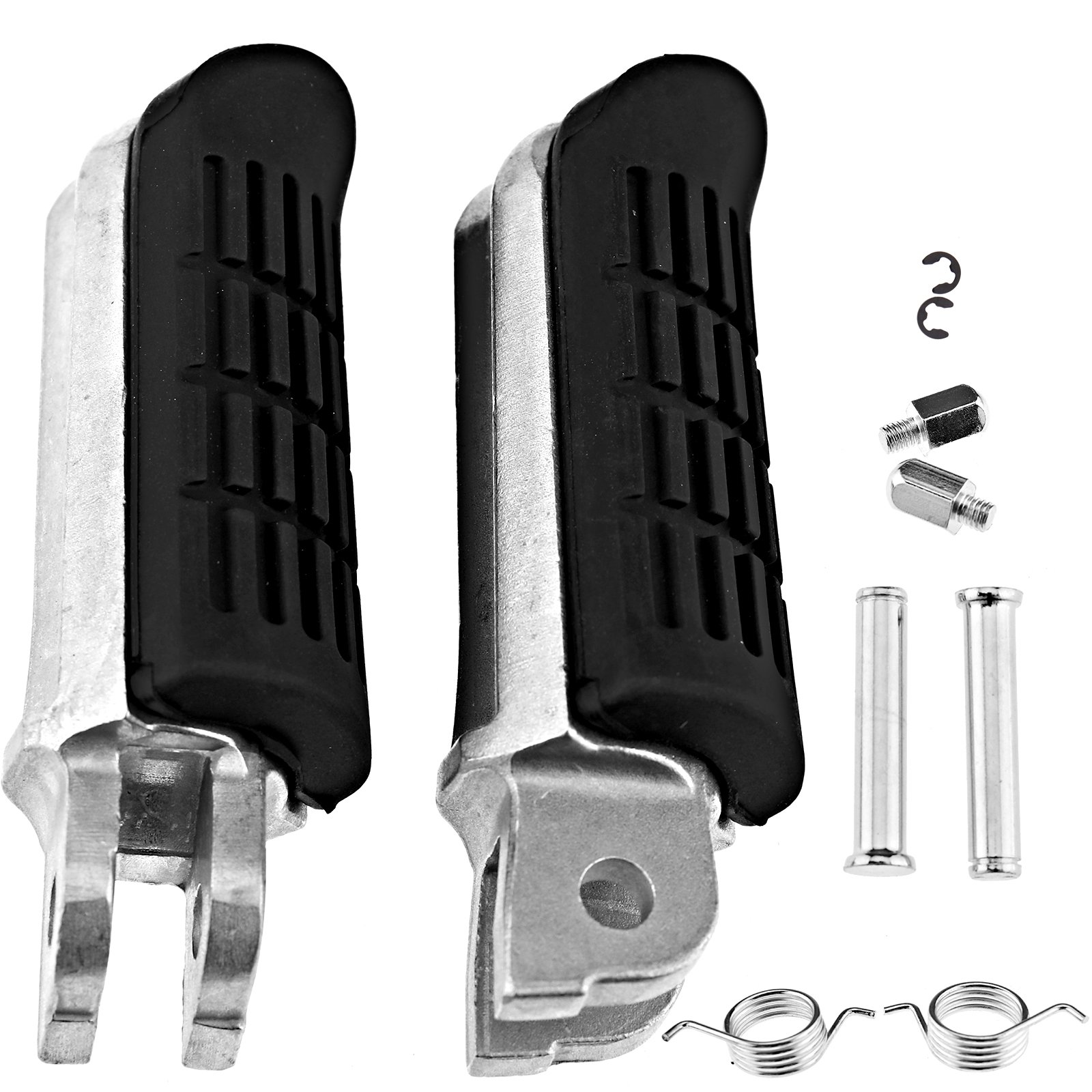 1Pair Motorcycle Foot Pegs Footrest For FJR 1300 FZ6 FZ400 FZ1 XJ6 XJR L&R