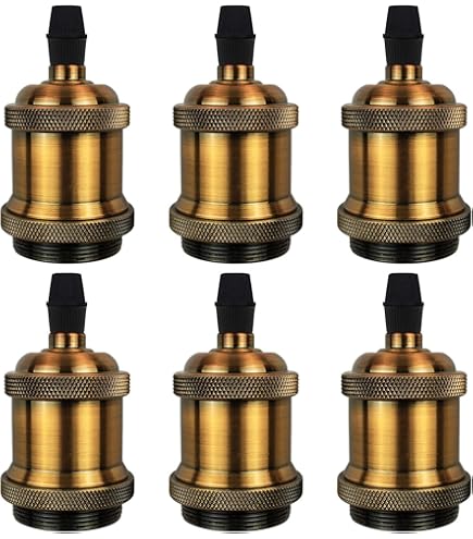 B&P Lamp® Heavy Turned Brass Socket With Brass Knob, Polished And Lacquered Finish On Off Function Uno Thread Shell