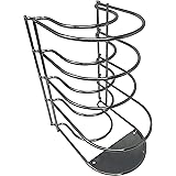 Heavy Duty Pots and Pans Organizer - For Cast Iron Skillets, Pots, Frying Pans, Lids | 5-Tier Durable Steel Rack for Kitchen 