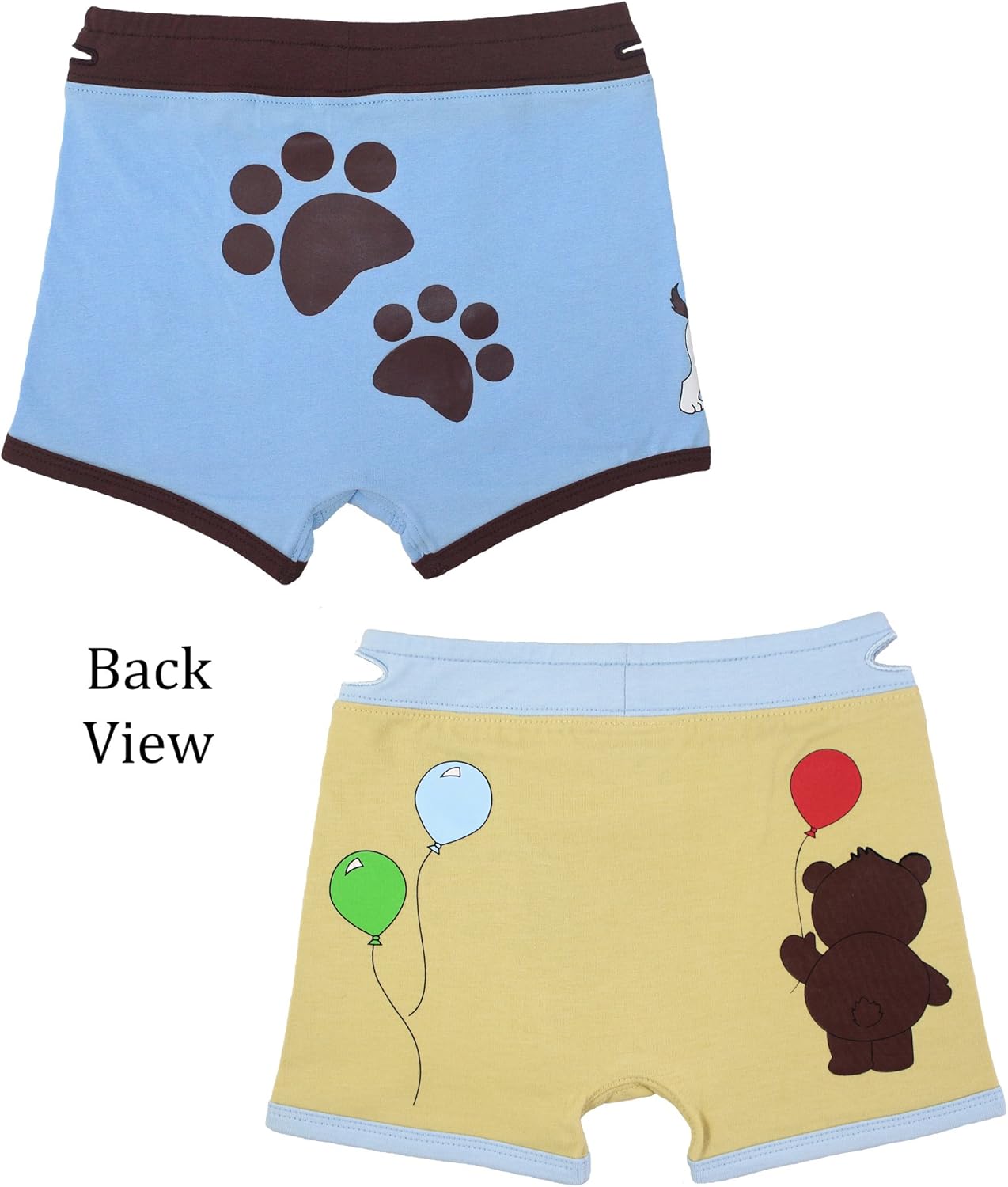 Ez Undeez Boys Boxer Briefs Toddler Training Underwear Easy Pull Up