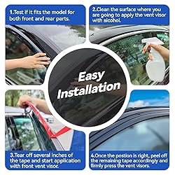 Window Visors Rain Guards for 2012 2013 2014 2015