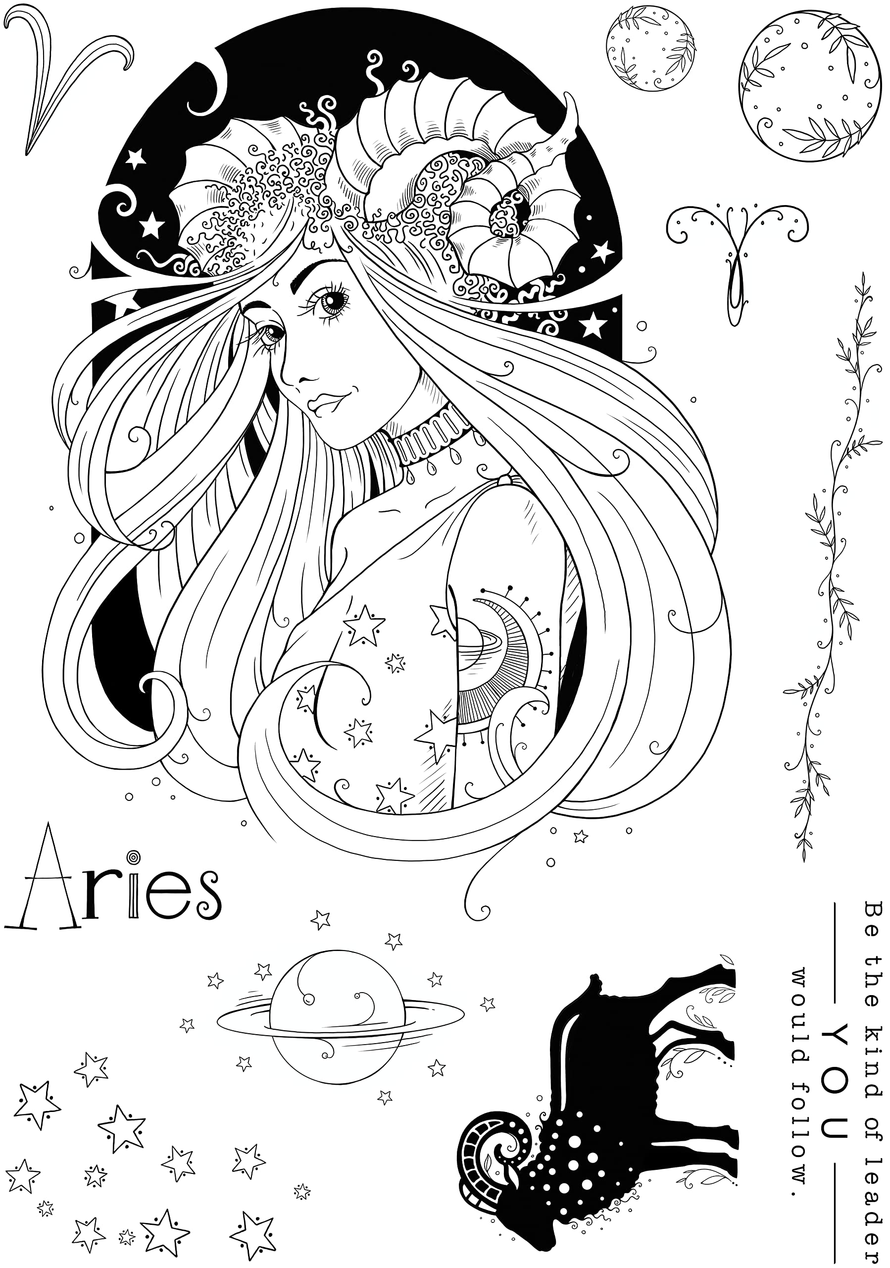 Pink Ink Designs Aries-Trailblazer-Clear Stamp Set, A5