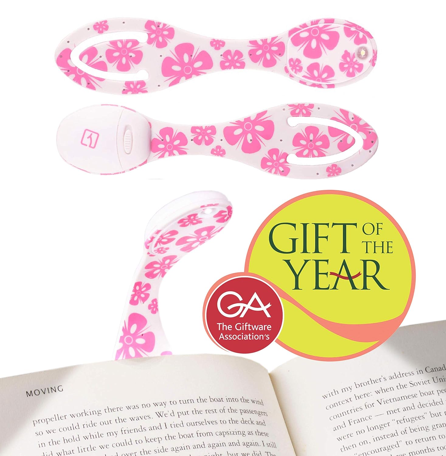 libro linterna con luz led para leer