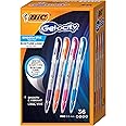 BIC Gel-ocity Smooth Stic Gel Pen, Fine Point (0.5mm), Assorted Colors, 36-Count, Vibrant and Smooth Gel Ink Pens