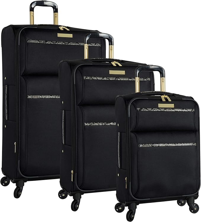 Vince Camuto Luggage Set, Black, One Size Amazon.co.uk Clothing
