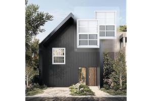 MHirmosy 2 Pcs 18" x 23" White Shed Windows with Tempered Glass & Fiberglass Screen - Flush Mount Sliding Windows for Chicken