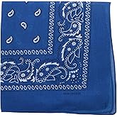 Motique Accessories 22 Inch Cotton Paisley Bandana