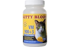 Kitty Bloom VM900 +3 | Concentrated Vitamin-Mineral with Taurine | Real Cheese Flavor (3 oz.)