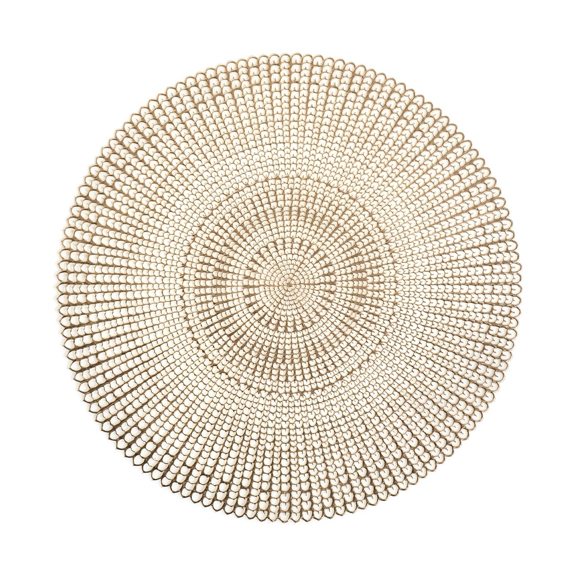 Zeller PVC Place Mat 41 cm, PVC, Gold, 41 cm