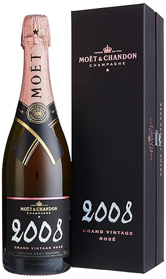 Moet & Chandon Grand Vintage 2008 Roséchampagner mit Geschenkverpackung (1 x 0.75 l)