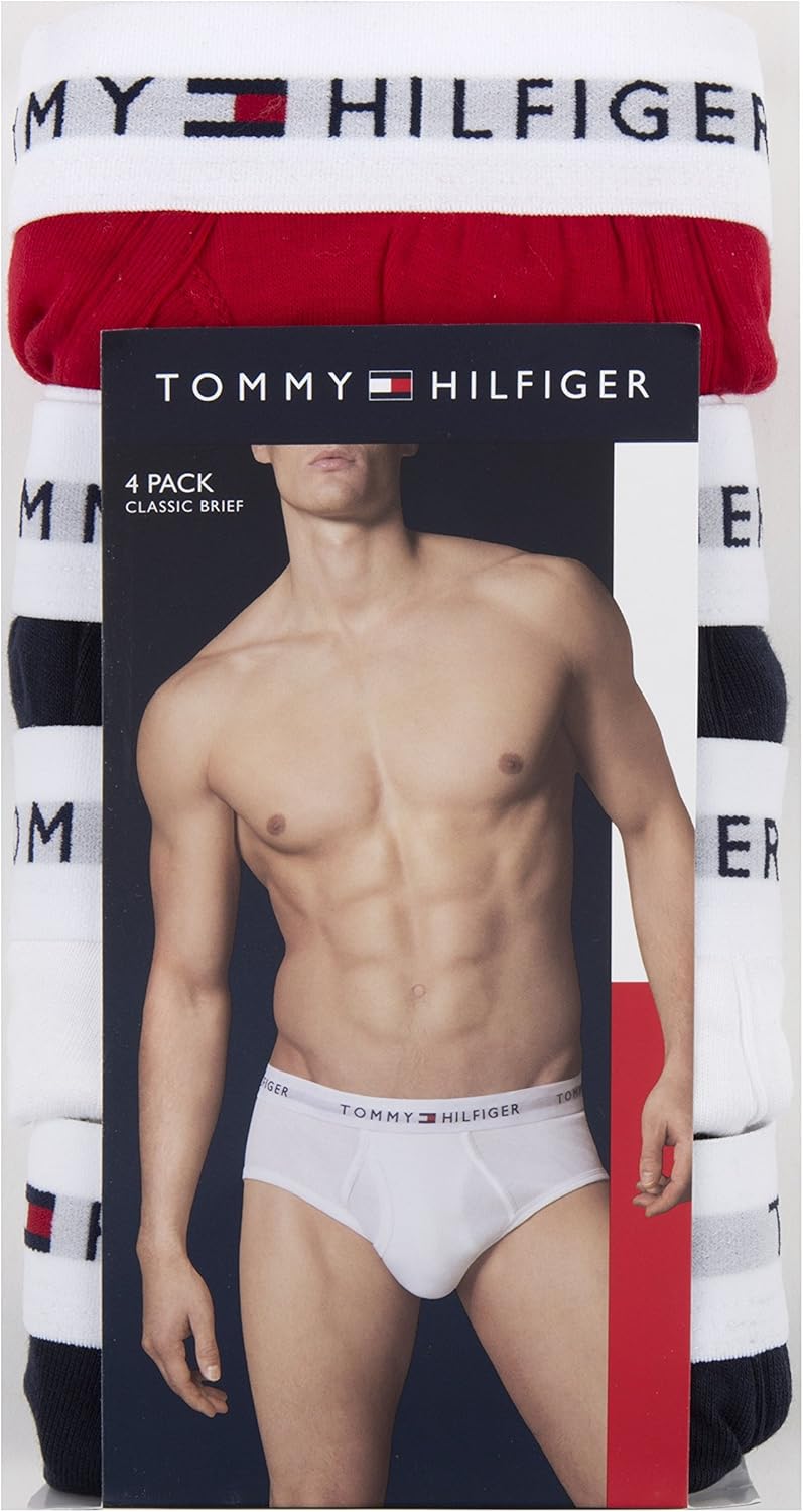 Tommy Hilfiger Men's Underwear Multipack Cotton Classic Briefs at  Men’s Clothing store