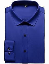 JEMITOP Men's Stretch Wrinkle Free Dress Shirts