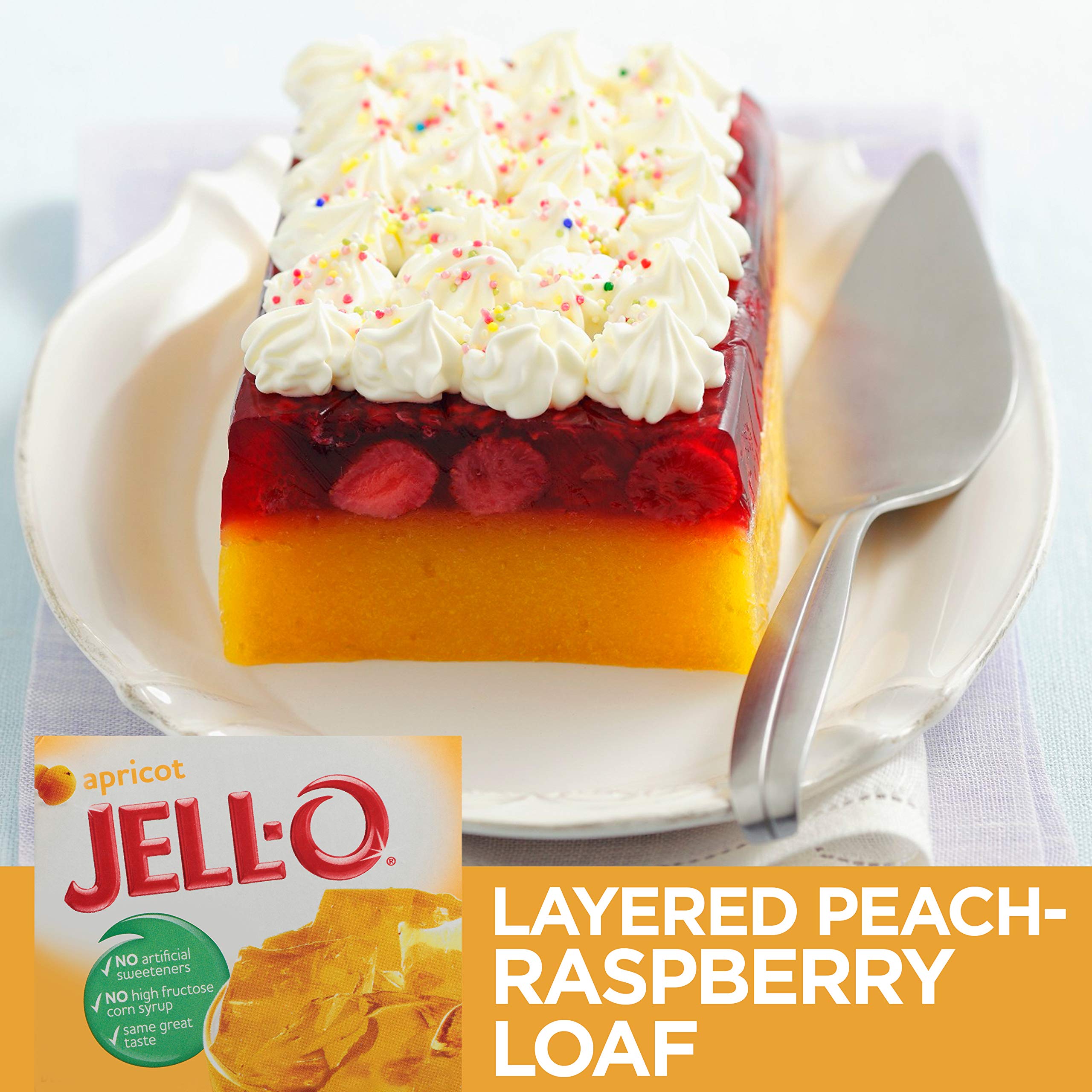 JELLO Apricot Gelatin Dessert Mix (3 oz Boxes, Pack of 6) Buy Online