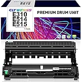 CLYWENSS Compatible E310/E514/E515 Series Drum Unit Replacement for Dell E310 E310dw E515dw E514dw E515dn Printer, 1-Black (Dell PVTHG, 593-BBKD, P7RMX)