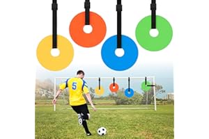 4 Pack Large Soccer Goal Targets, Soccer Goals Corners Shooting Accuracy Training Targets with Adjustable Straps, Enhance Agi