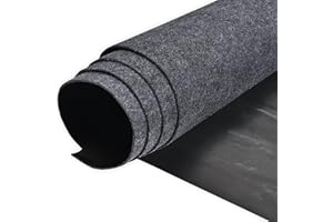 PlusRoc Garage Floor Mat Oil Spill Mat Multipurpose Floor Protector Trimmable Washable Absorbent Material Waterproof Backing(29" x 36")