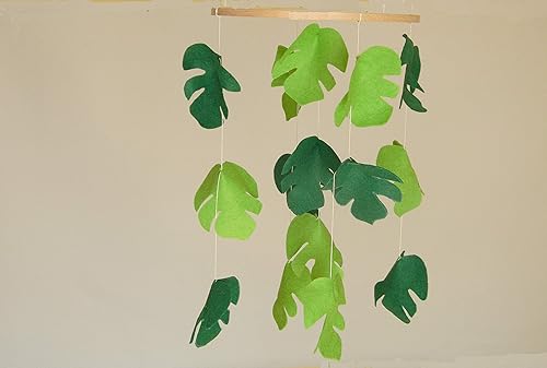 leaf baby mobile
