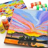 Artecho 24-Color Acrylic Paint Set 2 Oz 59ml Basic Art Craft Painting view 7