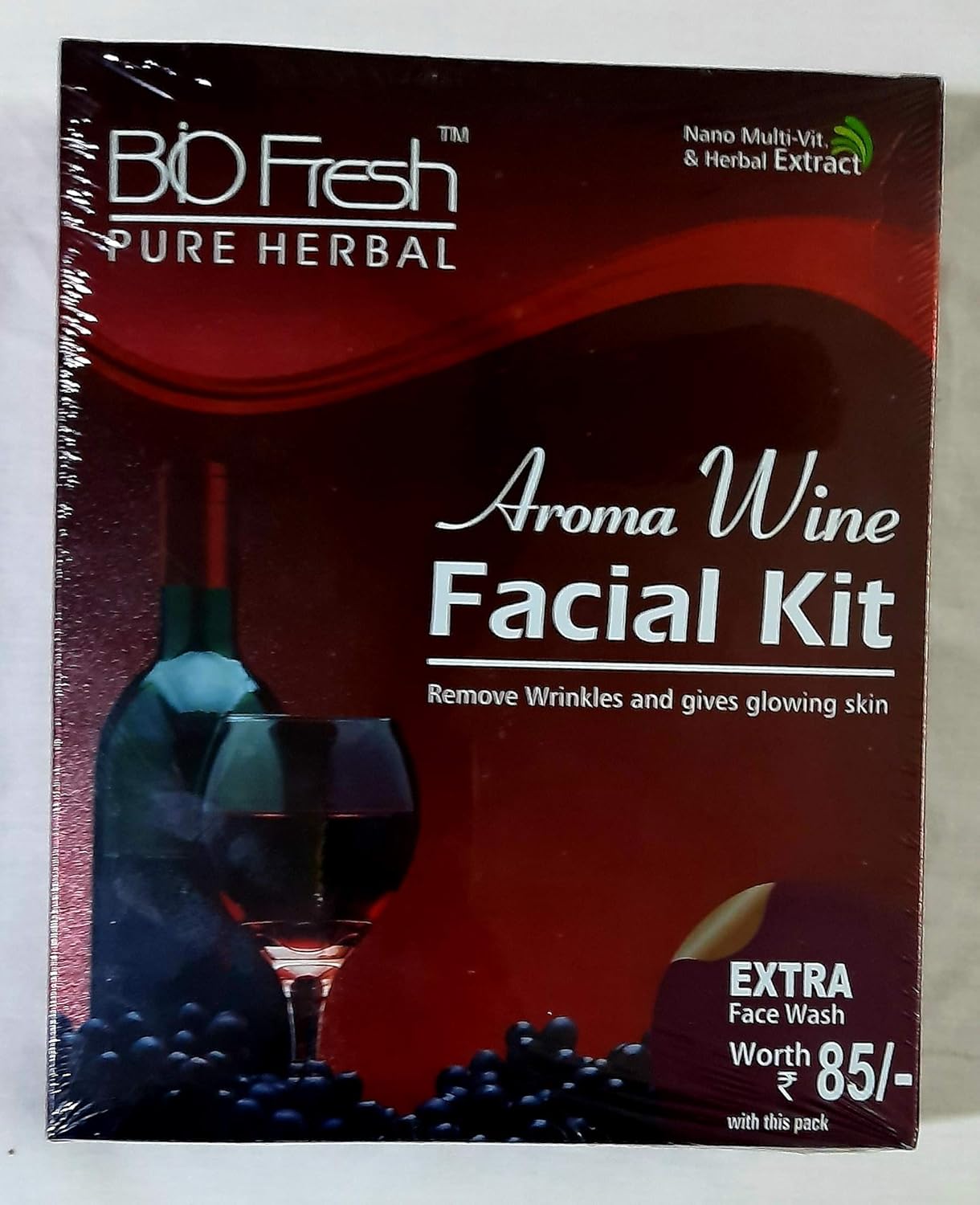 bio fresh aroma wine facial kit
