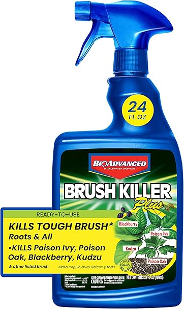 Amazon Com Bioadvanced 704630d Brush Killer Plus Kills Tough Vines Poison Ivy Sumac Kudzu 24 Ounce Ready To Use Garden Outdoor