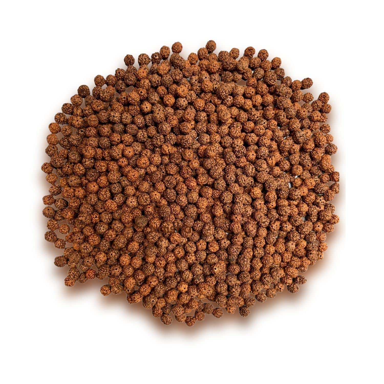 Naisha Natural Rudraksh 1001 Piece Mala, Genuine Himalayan Meditation Bodhi Beads 8mm Beads, DIY Big Lot