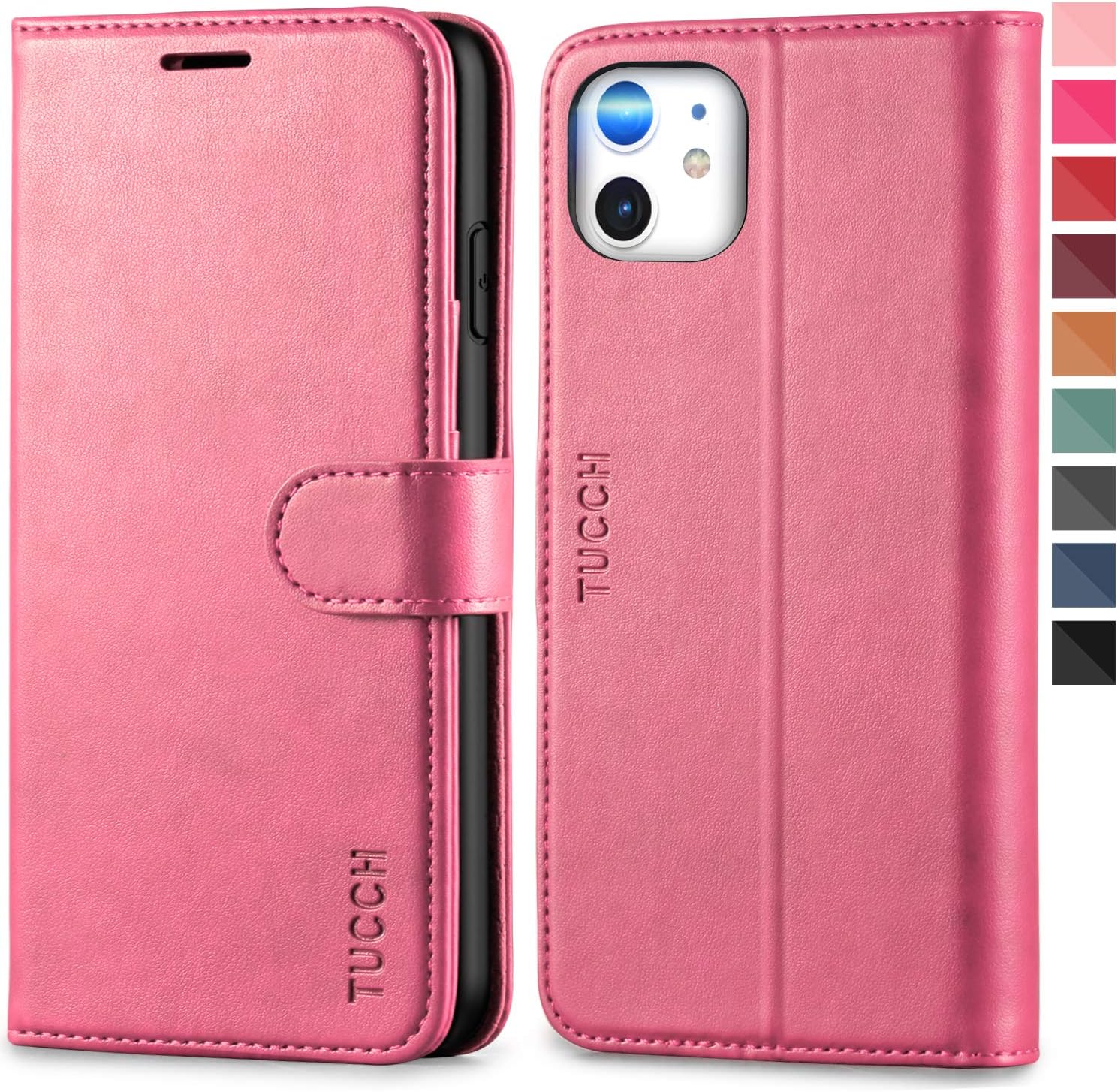 TUCCH iPhone 11 Case, iPhone 11 Leather Case, Amazon.co.uk