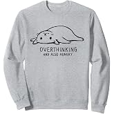 Threadless Fox Shiver Overthinking And Also Hungry Graphic Sweatshirt
