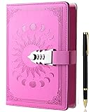 ZXHQ Journal with Lock for Girls Women,A5 224 Pages