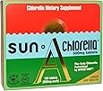 Sun Chlorella, Sun Chlorella A, 500 mg, 120 Tablets - 2pc