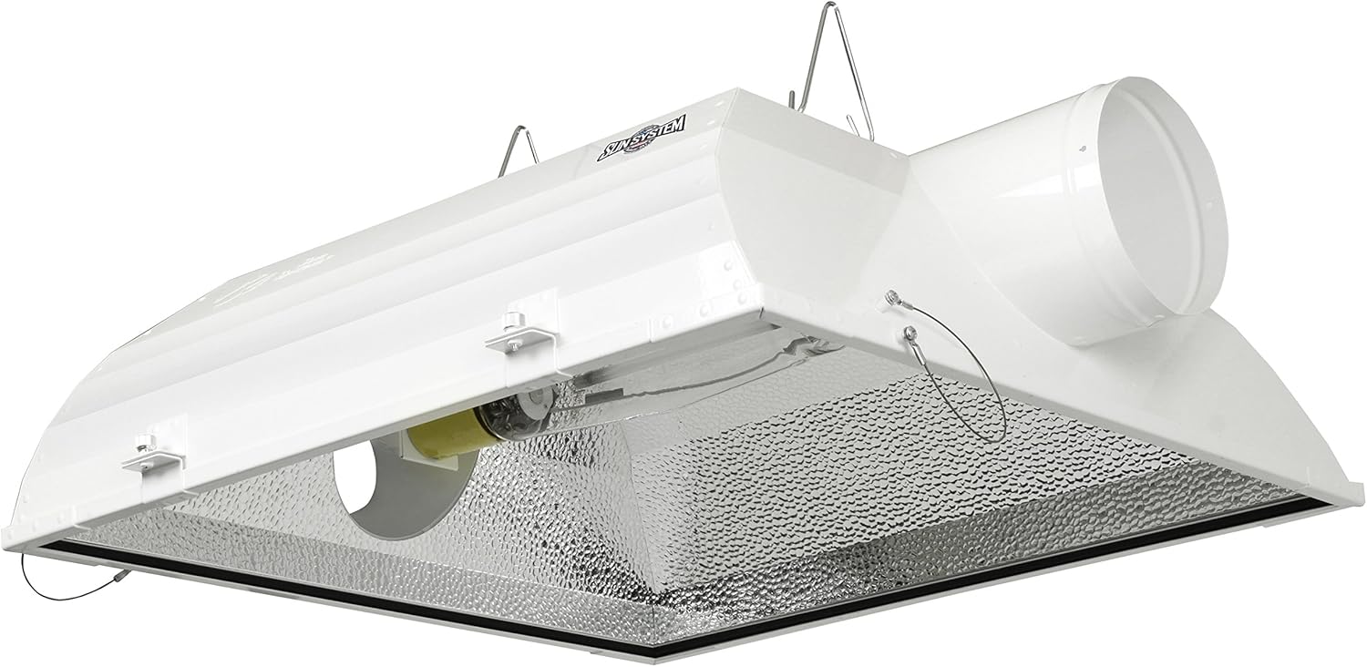 Sun System Grow Lights Blockbuster AirCooled Single End Metal Halide/HPS Reflector 6" Air