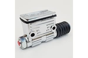 BILLET PROOF DESIGNS Chrome 3/4” Bore OE Style Replacement Rear Brake Master Cylinder for Late 1987-2003 Harley Sportster 883/1100/1200 XL/XLR/XLC/XLS/XLH Models - Replaces HD Part# 4245387 & 4245687C