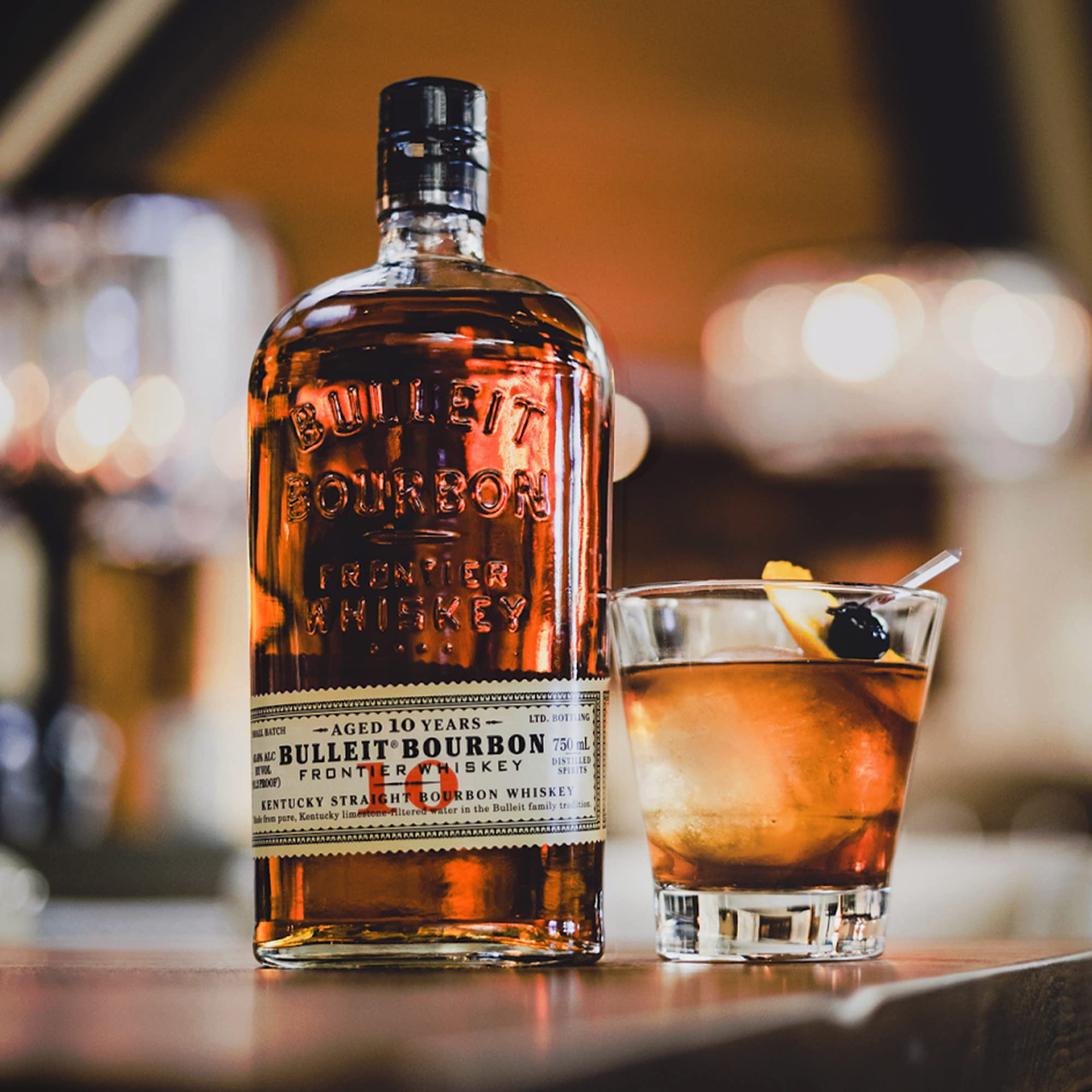 Bulleit 10 Jahre, Bourbon American Frontier Whiskey, 45.6% Vol, 700ml 3