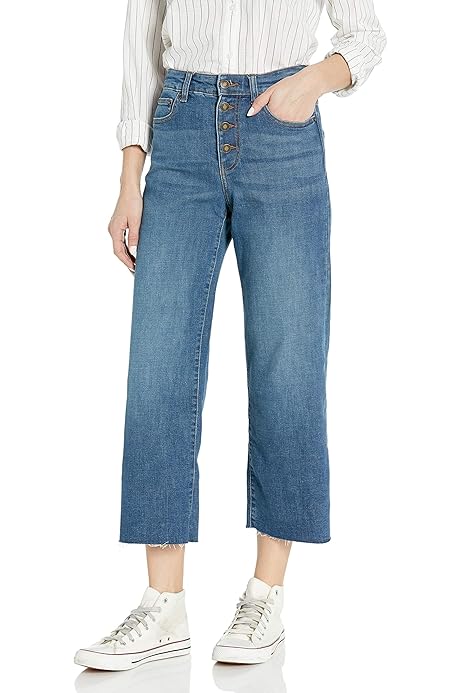 wide legged cropped jeans