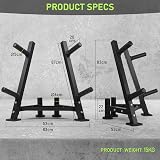 PhysKcal H2 Weight Plate Rack 350kg Upright Barbell Stand 2 Pegs view 5