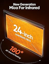 Ballu Mica Infrared Space Heater Indoor Use,1500W