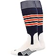 MadSportsStuff Baseball and Softball Stirrup Socks with Stripes Featheredge for Boys Girls Men Women Youth Adult Teams