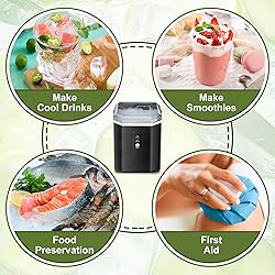 NicBex Nugget Ice Makers Countertop,Ice Machine