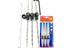 FTG USA Adjustable Wood Countersink Drill Bit Set#6#8#10 Extra Length with Tapered Drill Bit