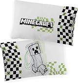 Jay Franco Minecraft Single Duvet Cover Set 100% Cotton Green 2 Piece view 4