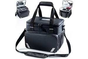 FRECOLSH Reusable Drink Carrier with Handle for Delivery - 6 Cup Carrier for Drinks-Insulated Drink Caddy with Handle- Doordash Bag- Insulated Food Carrier-Outdoor Drink holder for Car