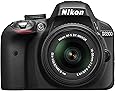 Nikon D3300 1532 18-55mm f/3.5-5.6G VR II Auto Focus-S DX NIKKOR Zoom Lens 24.2 MP Digital SLR &ndash; Black